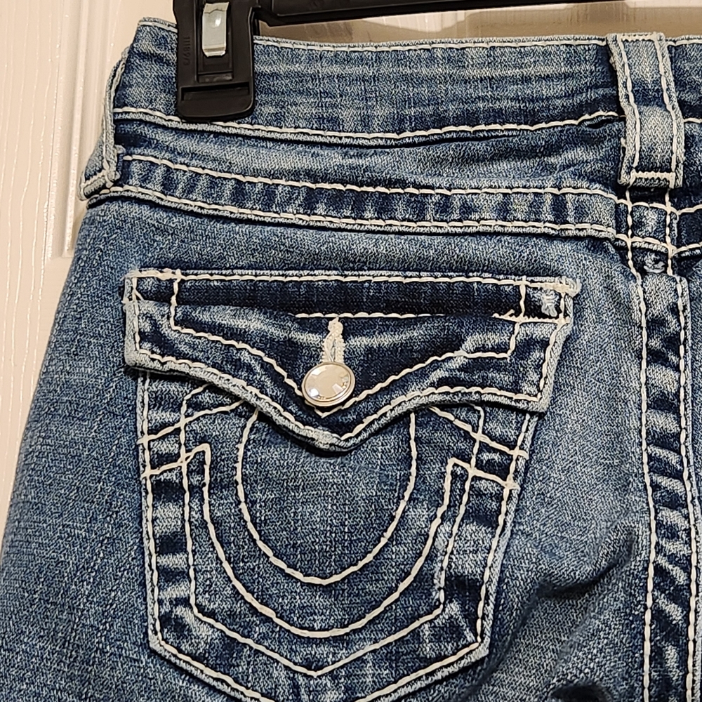 ⭐️ True Religion Sophie Cuffed Bermuda Shorts Size 25 - Picture 4 of 11